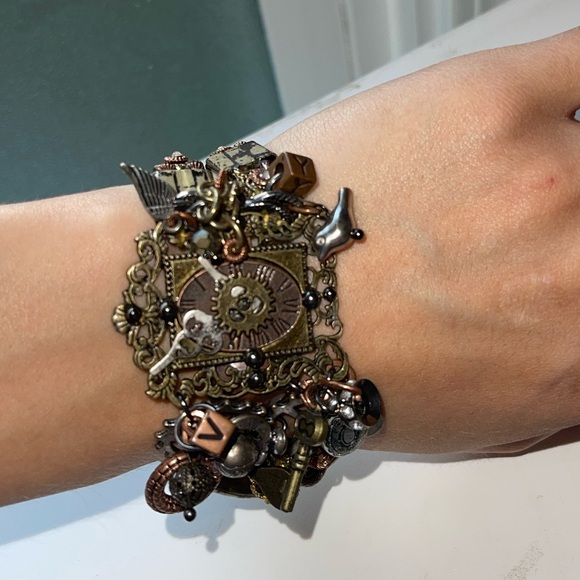 Beautiful vintage bracelet with a watch - Picture 8 of 10